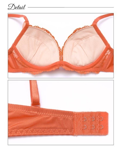 ブラジャー、ショーツ 3点セット】【GHIサイズ】ビターレーシィフルール育乳脇高