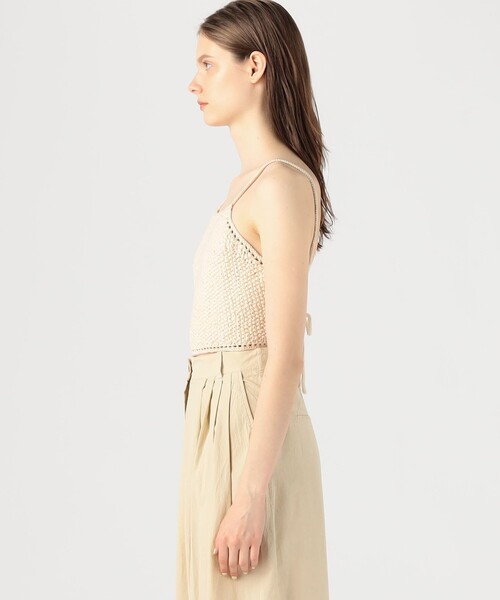 キャミソール SHAINA MOTE SANSA ニットクロップトップ レディース 