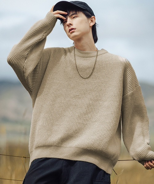 Ressaca（レサーカ） セーター ニット オーバーサイズクルーネック