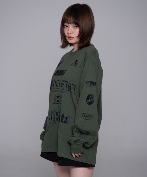 【mahagrid】24FW★ MGD SYMBOL LS TEE MGD SYMBOL LS TEE - mahagrid | 60% - Asian Fashion Online Store