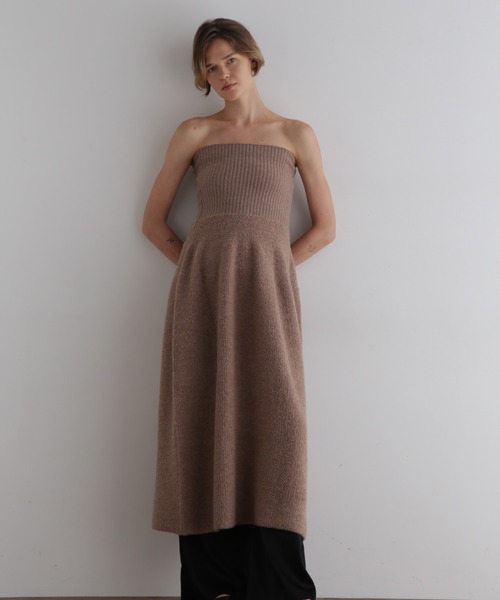 LE PHIL（ル フィル） ワンピース ニットベアワンピース : ZOZOTOWN