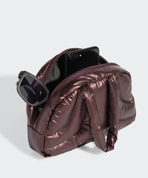 【adidas】ミニボーリングバッグ ブラウン 茶色 adidas ハンドバッグ adidas/アディダス HERI BOWLING BAG ミニ