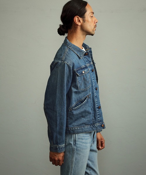 Wrangler 124MJ デニムジャケット サイズ40 USA製 中古・古着通販】Wrangler (ラングラー) 124MJデニムジャケット