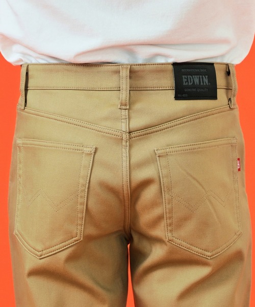 エドウィン（EDWIN）/【暖】WILD FIRE インターナショナルベーシック 403 ふつうのストレート デニムパンツ ジ EDWIN（エドウィン） ジーンズ WILD FIRE インターナショナル