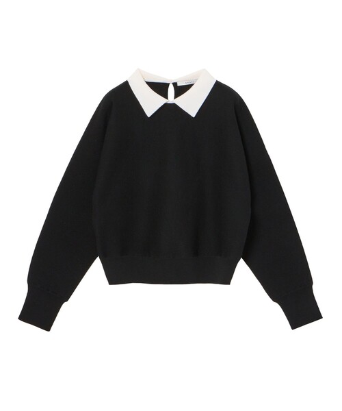 ANAYI（アナイ） ニット セーター 衿付きドルマン プルオーバー