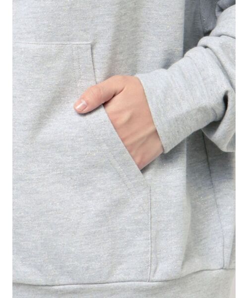 GYDA BACK GYDAラインストーンラメパーカー BACK GYDAラインストーンラメパーカー[品番：MKSW0061414]｜GYDA