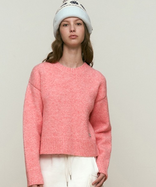 ニット セーター KIRSH COLLECTION ROUND NECK KNIT コレクション ラウンドネック ニット レディース ニット セーター KIRSH COLLECTION ROUND NECK KNIT