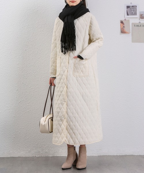 「MAISON DE THERESE」 ノーカラーコート M ブラック レディース_画像9