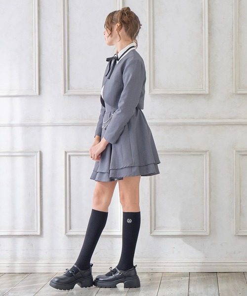 Amourire girl（アムリールガール） スカート チェーン付き2段フリル