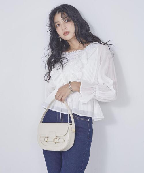 PROPORTION BODY DRESSING ブラウス シャツ 前後2WAYフリル