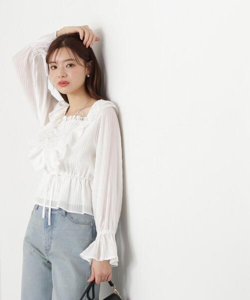 PROPORTION BODY DRESSING ブラウス シャツ 前後2WAYフリル