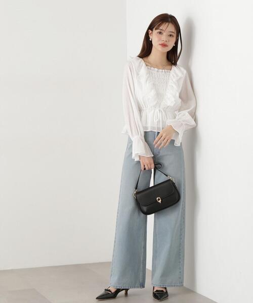 PROPORTION BODY DRESSING ブラウス シャツ 前後2WAYフリル