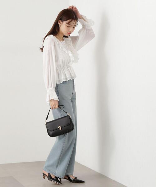 PROPORTION BODY DRESSING ブラウス シャツ 前後2WAYフリル