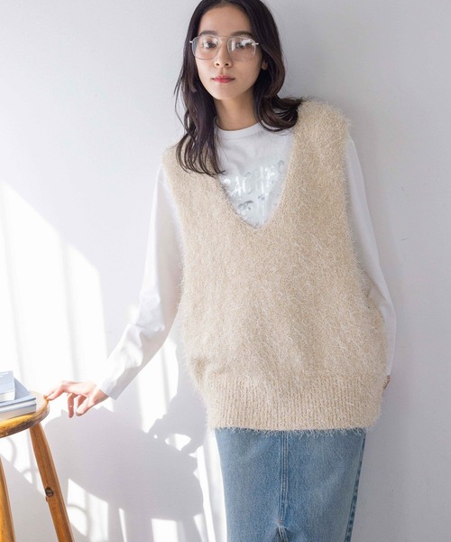 LOWRYS FARMカットソー LOWRYS FARM（ローリーズファーム）の「ショートロゴTシャツ