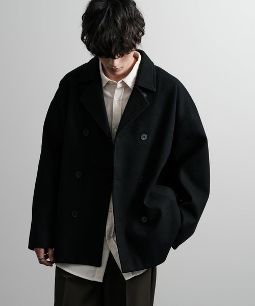 Rocky Monroe（ロッキーモンロー） ピーコート M ブラウン メンズ