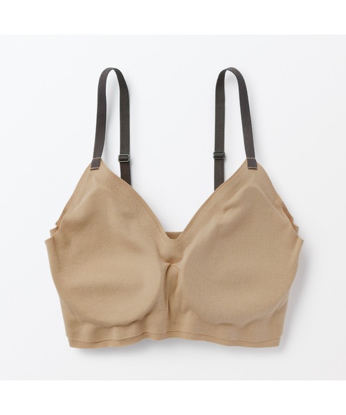 無印良品 ブラジャー 婦人 肌あたりがやさしいリブブラジャー