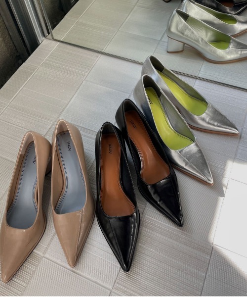 Ameri（アメリ） パンプス 歩きやすい TRIANGLE BASIC PUMPS