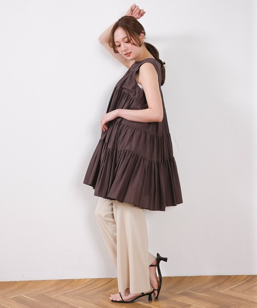 en CAnAF ワンピース 「春夏に使える万能アイテム！」 ティアード