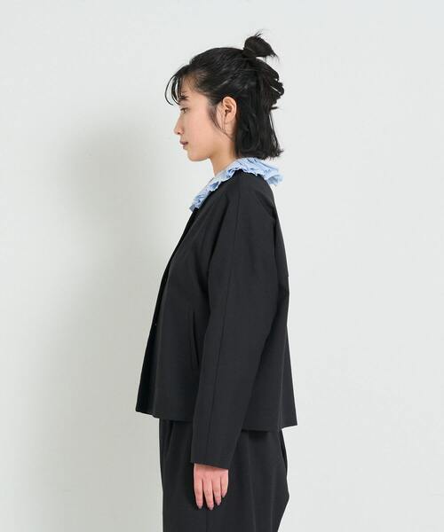 conges payes ADIEU TRISTESSE ジャケット ノーカラージャケット