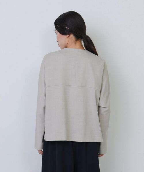 コンジェペイエ　スタンドカラージャケット conges payes ADIEU TRISTESSE ジャケット ノーカラージャケット