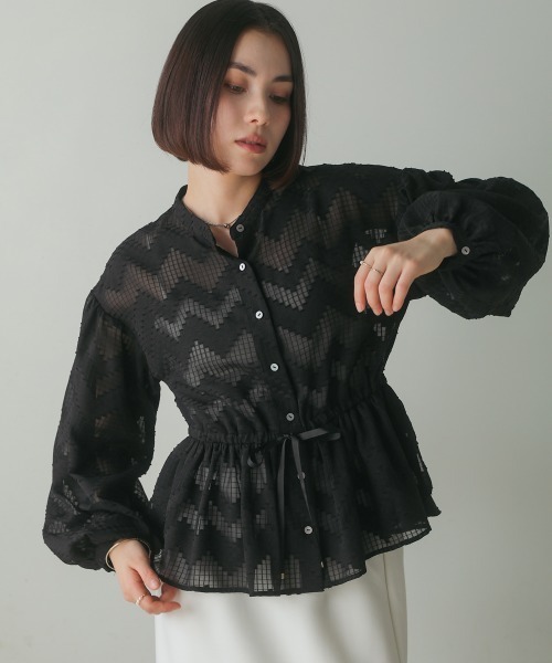 新品未使用　完売商品ペプラムブラウス CRAFT STANDARD BOUTIQUE ブラウス シャツ ペプラムブラウス