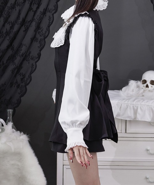 Pal elfy ワンピース コットンレースメイドコンビネゾン : ZOZOTOWN