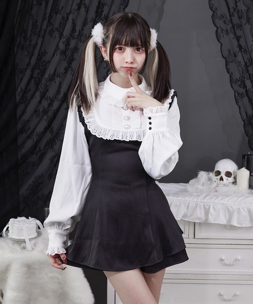 Pal elfy ワンピース コットンレースメイドコンビネゾン : ZOZOTOWN