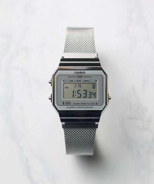 チープカシオ 腕時計 「RS」「CASIO」メタルデジタルクラシック レディースの画像