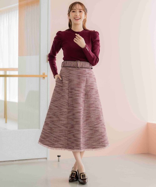 「NOELA」 フレアスカート S ブラック レディース_画像7