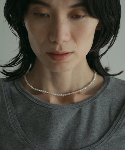 anuke（アンヌーク） ネックレス Mini Pearl Necklace レディース