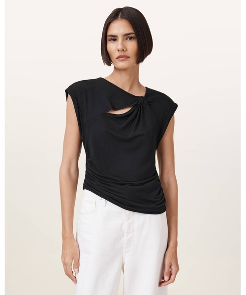 tシャツ ROBIN SLEEVELESS JERSEY TOP | ROBIN ノースリーブ ジャージー トップ レディース