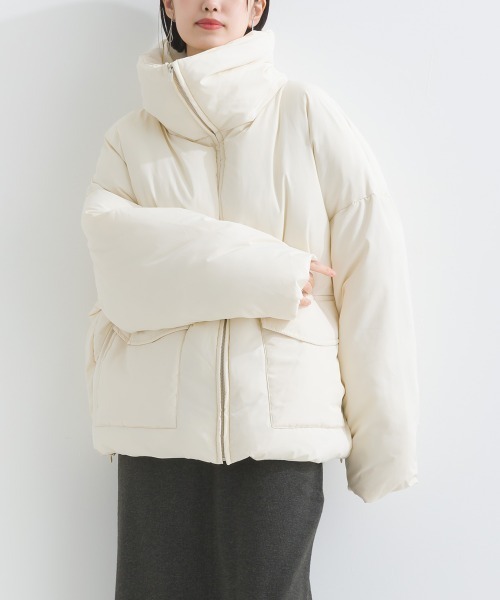 「terrace」 ブルゾン MEDIUM オフホワイト レディース_画像8