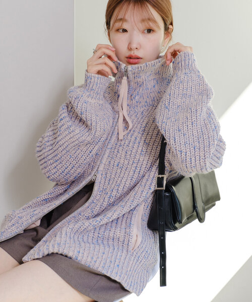 Kastane（カスタネ） ニットカーディガン FREE ブラック レディース