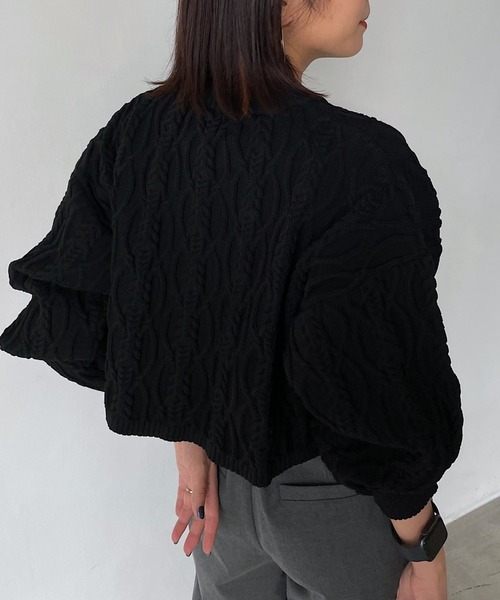 「PAGEBOY」 長袖ニット FREE オフホワイト レディース_画像2