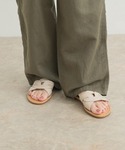 サンダル カッティングサンダル レディースの詳細画像1