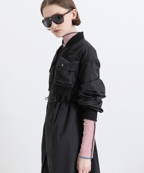 AULA AILA（アウラ アイラ） ワンピース ミリタリーバルーンワンピース