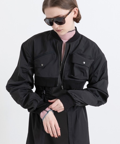 AULA AILA（アウラ アイラ） ワンピース ミリタリーバルーンワンピース