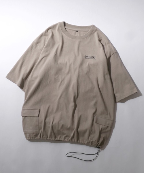 SITRY tシャツ Side Pocket T-shirt/サイドポケット ドロー