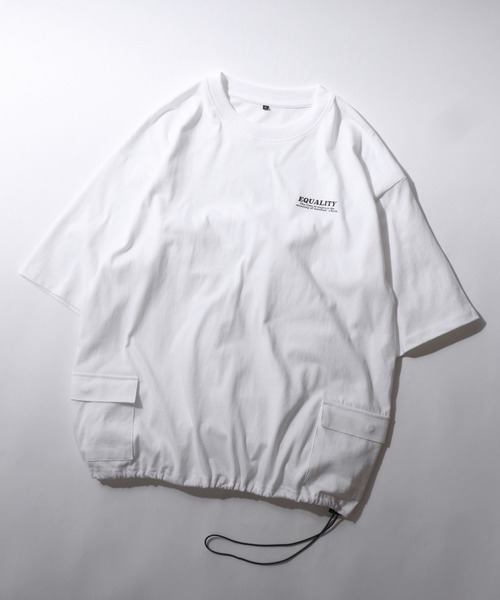 SITRY tシャツ Side Pocket T-shirt/サイドポケット ドロー