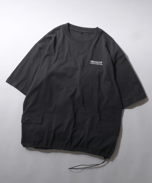 tシャツ CUT OUT LOGO POCKET WIDE S/S TEE レディース メンズ Ice cream man WIDE POCKET TEE | Tshirts/CUTSEW | JUZU store