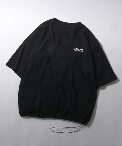 tシャツ Side pocket T-shirt　　サイドポケットTシャツ レディース SITRY tシャツ Side Pocket T-shirt/サイドポケット ドロー