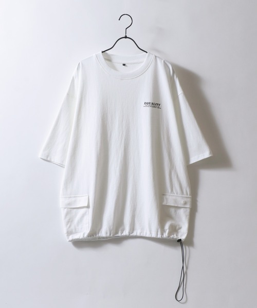 tシャツ Side pocket T-shirt　　サイドポケットTシャツ レディース SITRY tシャツ Side Pocket T-shirt/サイドポケット ドロー