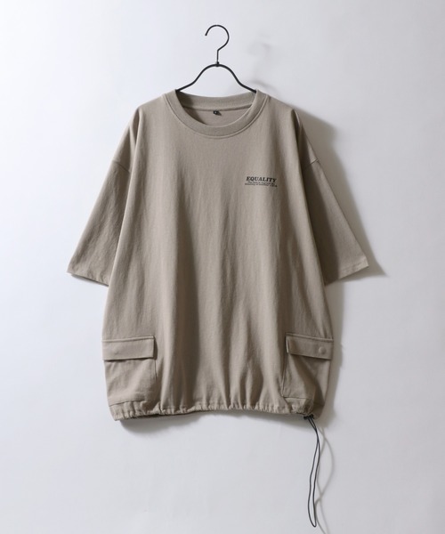 SITRY tシャツ Side Pocket T-shirt/サイドポケット ドロー