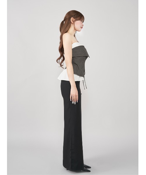 Darich（ダーリッチ） ラップデザインシャツベアトップ レディース