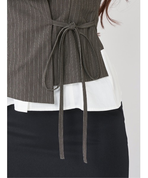 darich ラップデザインシャツベアトップ ラップデザインシャツベアトップ – Darich