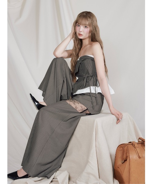 Darich（ダーリッチ） ラップデザインシャツベアトップ レディース