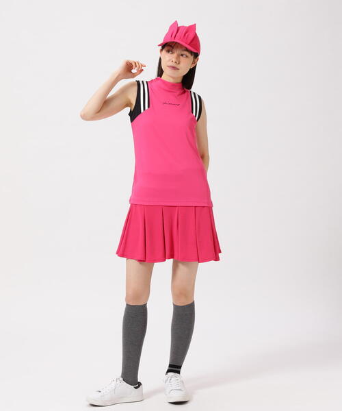 tシャツ 「Jack Bunny!!」ハイストレッチエアートリコット スリーブレスモックネックカットソー レディース Jack Bunny!! tシャツ 「Jack Bunny!!」ハイストレッチエアー