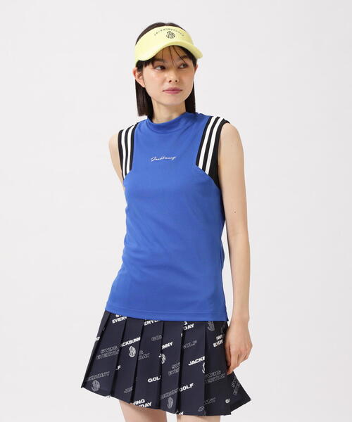 tシャツ 「Jack Bunny!!」ハイストレッチエアートリコット スリーブレスモックネックカットソー レディース Jack Bunny!! tシャツ 「Jack Bunny!!」ハイストレッチエアー