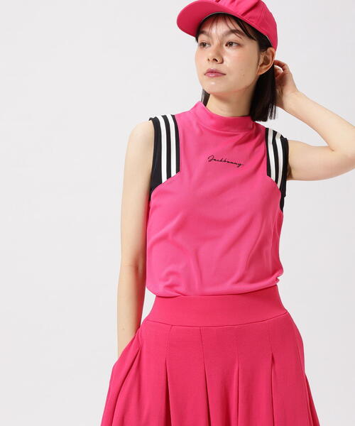 tシャツ 「Jack Bunny!!」ハイストレッチエアートリコット スリーブレスモックネックカットソー レディース Jack Bunny!! tシャツ 「Jack Bunny!!」ハイストレッチエアー