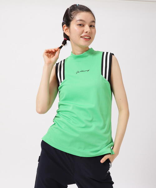 tシャツ 「Jack Bunny!!」ハイストレッチエアートリコット スリーブレスモックネックカットソー レディース Jack Bunny!! tシャツ 「Jack Bunny!!」ハイストレッチエアー